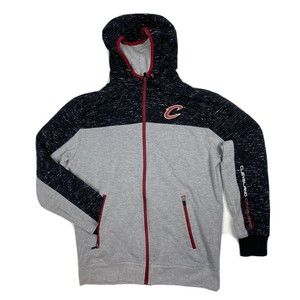 Cleveland Cavaliers Sweatshirt Men's Size Medium Cavs Basketball NBA Gray Black